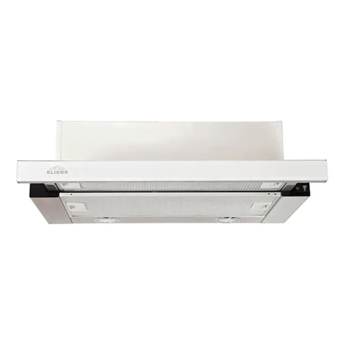 Вытяжка Elikor Интегра GLASS 60 Inox-White Glass встраиваемая